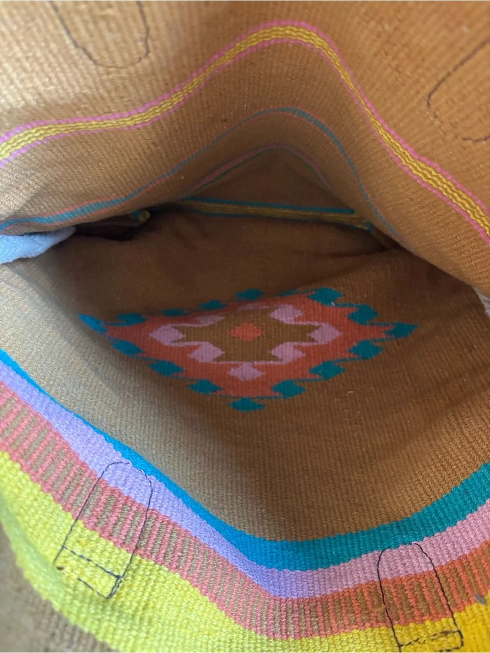 Ecote Southwestern Aztec Heavy Duty Fabric Tote Bag